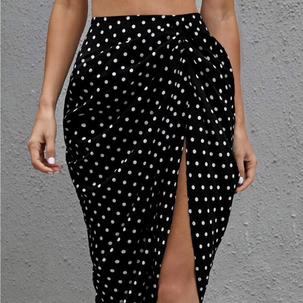 Polka dot skirt